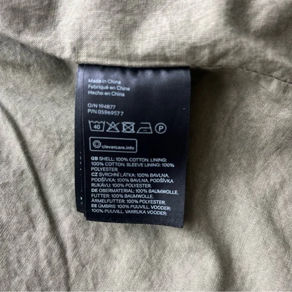 H&M Floral Utility Jacket Women’s Size 8 - Picture 11 of 15